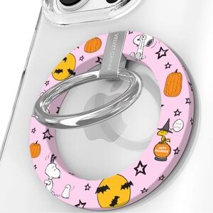 NEW Velvet Caviar Snoopy Pink Pumpkins MagSafe Grip Ring